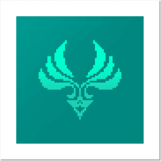 Anemo Elements Genshin Impact Pixel Art Genshin Impact Posters and